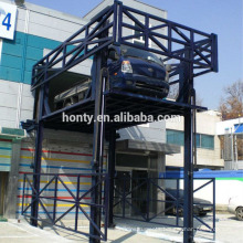 Warehouse vertical material lift platform guide rail cargo lift